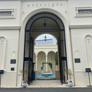 凱旋門を感じさせる入り口|784802さんのアーフェリーク迎賓館（熊本）/テイクアンドギヴ・ニーズウェディングの写真(2606734)