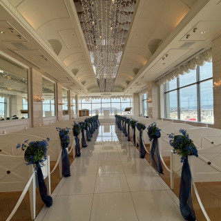 チャペルの入り口からの写真。