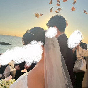 フラワーシャワー|784819さんのヴォヤージュ ドゥ ルミエール北谷リゾートの写真(2606844)