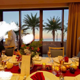 披露宴会場からの景色