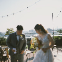 テラスでの撮影