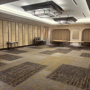 大人数用の会場。シック、クールな雰囲気でした。|784850さんのリーガロイヤルホテル京都の写真(2665855)