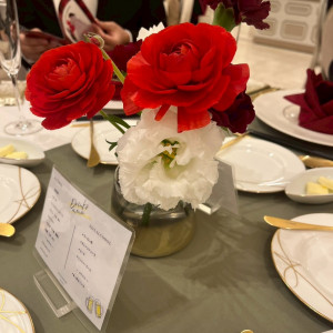 クリスマスっぽくしたいという希望を叶えてくださいました|784855さんのアニヴェルセル 大阪の写真(2607292)