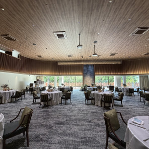 緑に囲まれた広々とした会場で披露宴が出来ることが楽しみです|784857さんのWeGreen RESORTの写真(2616284)