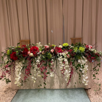 クリスマスと和をというオーダーで作っていただきました