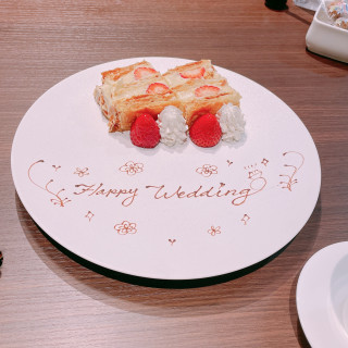 名物・苺のミルフィーユ