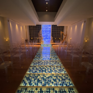 挙式会場は落ち着いた雰囲気なのが魅力的。|784872さんのウエディングレストラン ジュレの写真(2607507)