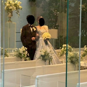 チャペル 外からみた|784877さんのアクアテラス迎賓館（大津）/テイクアンドギヴ・ニーズウェディングの写真(2607602)