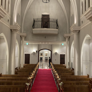 挙式会場です|784882さんのOSAKA St.BATH CHURCH(大阪セントバース教会)の写真(2607583)
