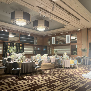 人数に応じて、披露宴会場の広さを変えることができました。|784884さんのTHE GLOBAL VIEW長崎 (ザ・グローバルビュー長崎)の写真(2607624)