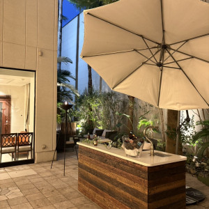 お洒落なガーデン|784907さんのル・センティフォーリア大阪（クラウディアホールディングスグループ）の写真(2607764)