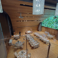 披露宴会場上から