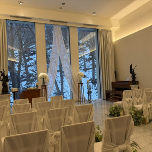 季節によって窓の外の景色が変わるみたいです|785005さんのジャルダン・ドゥ・ボヌールの写真(2608204)