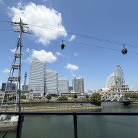 ゲストラウンジ横のテラスからの景色