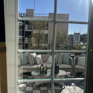 披露宴会場1のテラス|785087さんのザ クラブ オブ エクセレントコーストの写真(2615880)