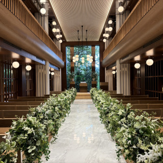 ナチュラルでシックなヴァンヴェールチャペル