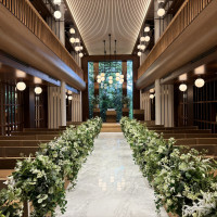 ナチュラルでシックなヴァンヴェールチャペル