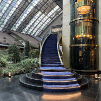 写真映えしそうな大階段