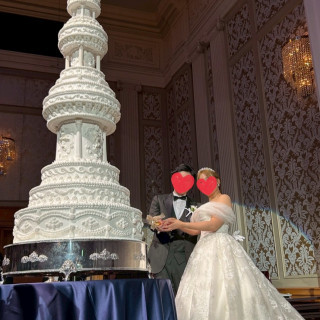 ケーキカットの写真です