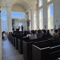 チャペル、式の最中です！