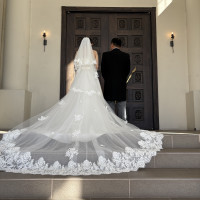 新婦入場の直前です！