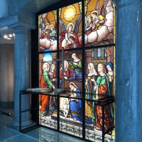 ステンドグラスがとても素敵でした。