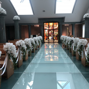 バージンロードが光ります。|785150さんのホテル ザ・マンハッタンの写真(2608705)