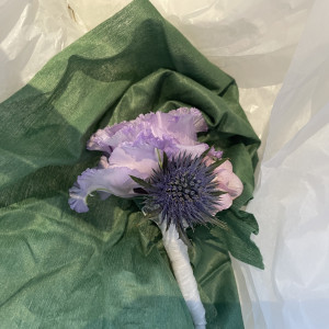 ブートニアも好みの色で作成しました。|785181さんのジャルダン・ドゥ・ボヌールの写真(2612631)