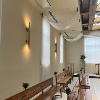 柔らかい光の入る空間。