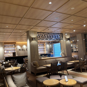 ゲストに待機をしてもらうスペースがとてもオシャレでした|785212さんのMiel Citron(ミエルシトロン)●BRASSグループの写真(2609287)