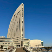 インターコンチネンタルホテルを背景に撮影もしました