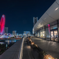 バルコニーからの景色。お色直し後はここでゲストと撮影しました