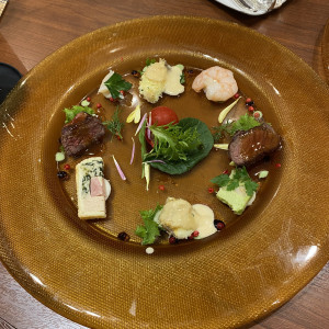 試食ででてきたお料理|785237さんのCasa Noble OSEIRYU（カーザノーブレオセイリュウ）の写真(2609117)