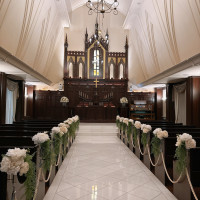 明るいときの挙式会場です。