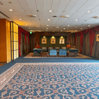 絨毯がこちらの会場も美しかったです。