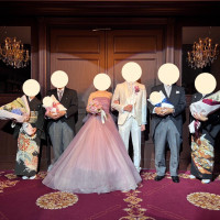 花束贈呈後の様子