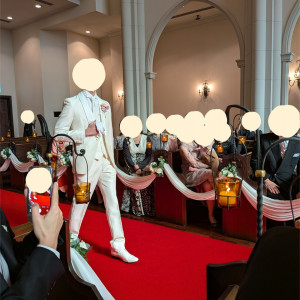 新郎入場|785274さんの神戸セントモルガン教会の写真(2609264)