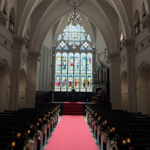 当日のチャペルの様子|785274さんの神戸セントモルガン教会の写真(2609267)