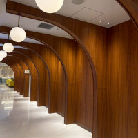 廊下になっているが邪魔せずとてもおしゃれでした