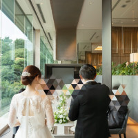 庭園の景色がすごく綺麗に見える