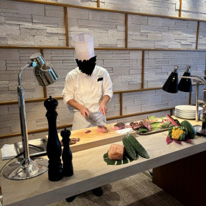 ステーキパフォーマンス2|785411さんのハレクラニ沖縄の写真(2610106)