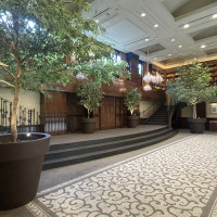 披露宴会場には階段があり、登場の演出に使えます。