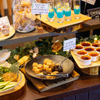 新郎新婦の好みを取り入れたオリジナルのデザートブュッフェです