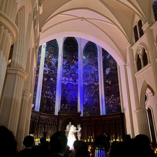 チャペルでのプラネタリウム演出