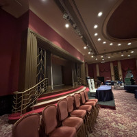 披露宴会場前日の様子