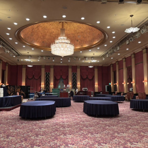 披露宴会場前日の様子|785432さんのホテル ザ・マンハッタンの写真(2610116)