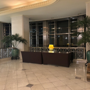 前日の受付の様子|785432さんのホテル ザ・マンハッタンの写真(2610119)