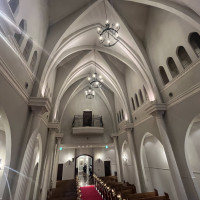 天井が高く響きがいいと思った。