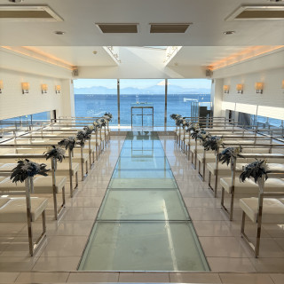 10時ごろ遠くから見たチャペルです。