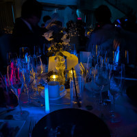 ドレス色当て、ゲストが持つペンライト